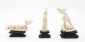 Two Chinese Carved Ivory Figures
