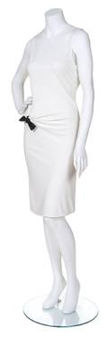 A Gianni Versace White Jersey Dress