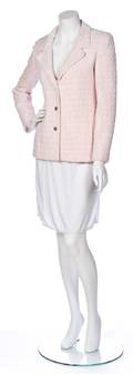 A Chanel Pale Pink Boucle Jacket