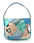 An Emilio Pucci Multicolor Cotton Print Bag