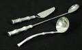 279 Three Tiffany  Co Sterling Bamboo Serving Pcs