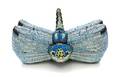 A Judith Leiber Multicolor Crystal Dragonfly Minaudiere