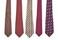 A Collection of Five Hermes Ties