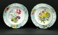 404 Pair Antique English Spode Porcelain Bowls
