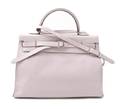 An Hermes Light Pink Swift Leather Kelly Flat Bag
