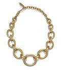 An Yves Saint Laurent Goldtone Chunk Chain Necklace