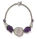 An Amy Kahn Russell Sterling Silver and Amethyst Necklace