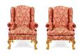 A Pair of Chippendale Style Armchairs