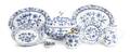 A Partial Blue and White Porcelain Service for Twelve Meissen