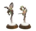 A Pair of Royal Worcester Dorothy Doughty Birds Chickadees