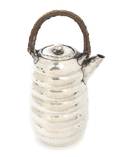 A Japanese Silver Pouring Vessel