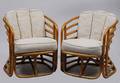 347 Pair of Bamboo Arm Chairs