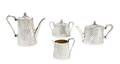 A Portugese Four Piece Silverplate Tea and Coffee Service