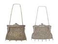 Two Silver and Mesh Handbags