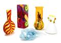 Five Contemporary Studio Glass Vases