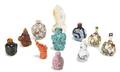 A Collection of Eleven Chinese Snuff Bottles