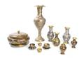 A Collection of Cloisonne Enamel Vessels