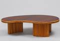 350 Kidney Shape Bamboo Coffee Table