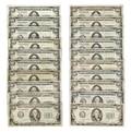 A Group of 20 1934 Federal Reserve Notes