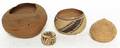 Four Native American Coiled Vessels