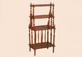 408 Victorian Four Shelf Wooden Etagere