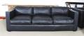 A Black Leather Couch Ralph Lauren