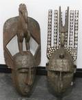 Two Marka Carved Masks