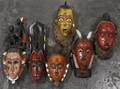 Six African Carved Masks