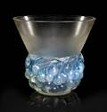 A Rene Lalique Molded and Frosted Glass Vase French 18601945