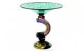 599 D Cerris Hand Blown Art Studio Footed Tazza