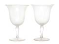 A Pair of Steuben Verre de Soie Goblets