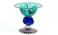 590 Fellerman Raabe Etched and Applied Glass Tazza