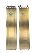 A Pair of Art Deco Bronze Elevator Doors