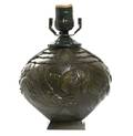 An Art Deco Bronze Table Lamp