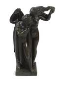 A French Bronze Figural Group Armand Martial 18841960