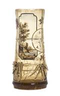 An Emile Galle Enameled and Applied Glass Vase French 18461904