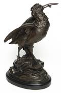 A French Cast Metal Ornithological Figure Paul Comolera 18181897
