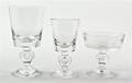A Steuben Glass Assembled Partial Stemware Set