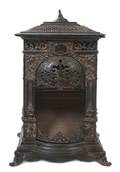 A Victorian Style Wrought Iron Stove