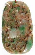 A Chinese Carved Hardstone Toggle