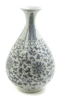 A Chinese Blue and White Baluster Vase