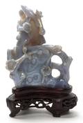 A Chinese Lidded Agate Vase