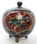 A Cloisonne Covered Jar