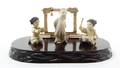 A Chinese Carved Ivory Figural Composition