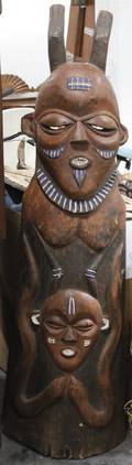 A Basuku Carved Mask
