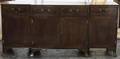 An English Mahogany Breakfront Sideboard Trosby