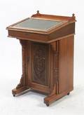 A Victorian Oak Davenport or Captains Desk