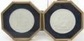 Two Neoclassical Bisque Porcelain Plaques