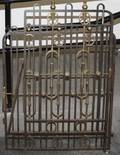 Two Wrought Iron Art Deco Gates