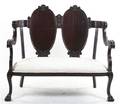 An American Mahogany DoubleBack Settee